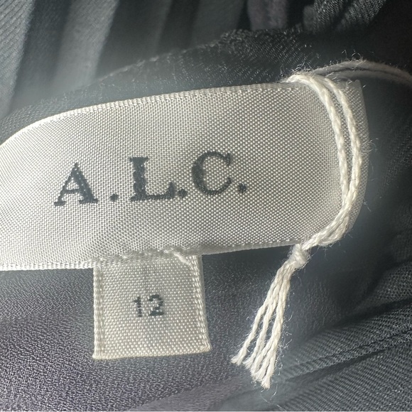 A.L.C. Everly Pleated Gown. Sz: 12 - Picture 10 of 11